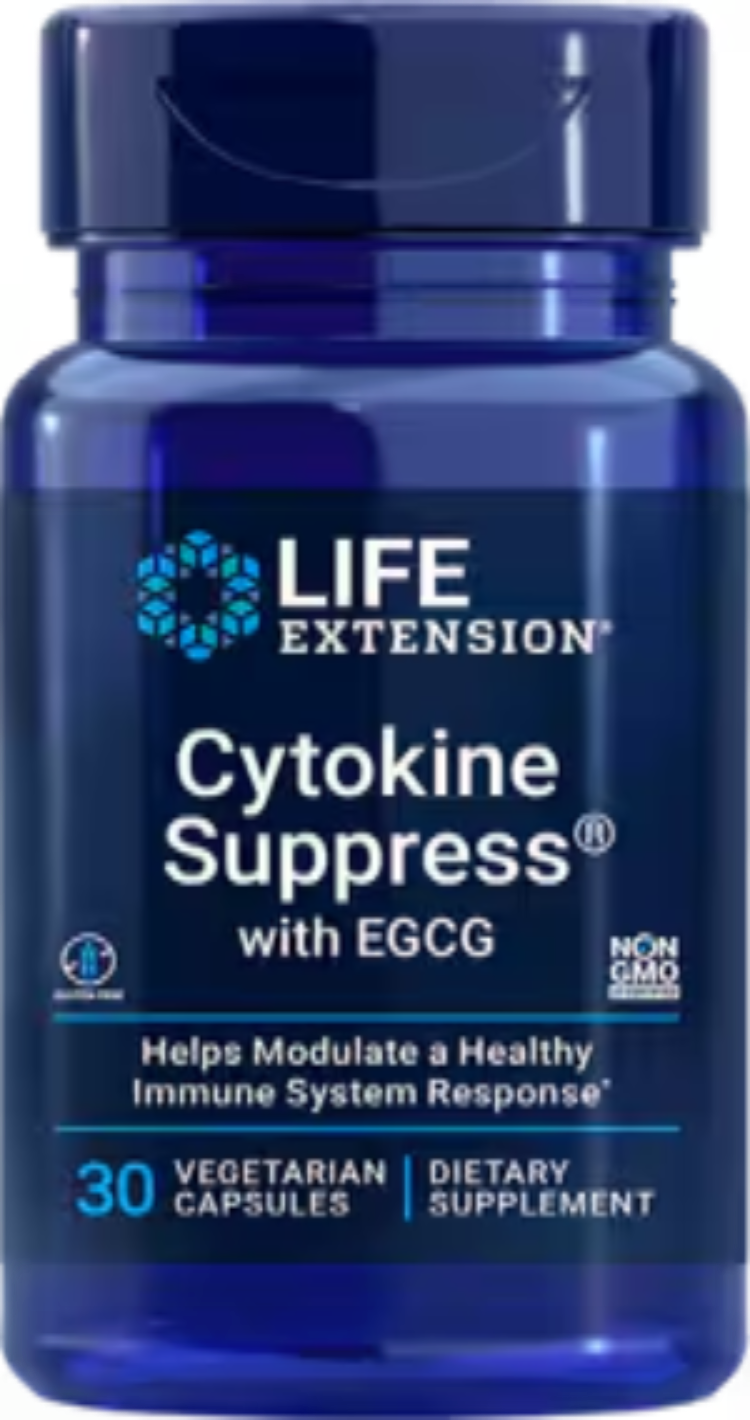 Cytokine Suppress with EGCG 30 Vegetarian Capsules