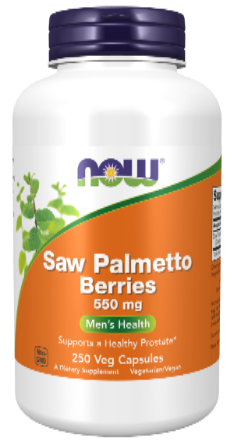 Saw Palmetto Berries 550 mg 100 Veg Capsules