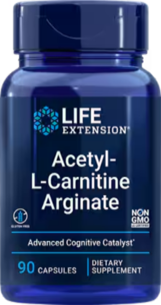 Acetyl-L-Carnitine Arginate 90 Capsules