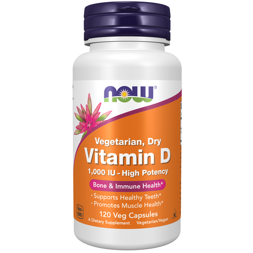 Vitamin D 1000 IU Dry 120 Veg Capsules