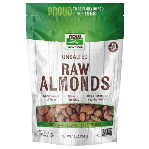 Almonds Raw & Unsalted 1 Lb