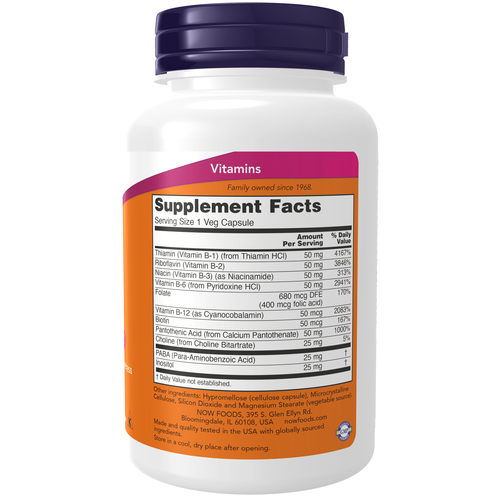 Vitamin B-50 mg 100 Veg Capsules