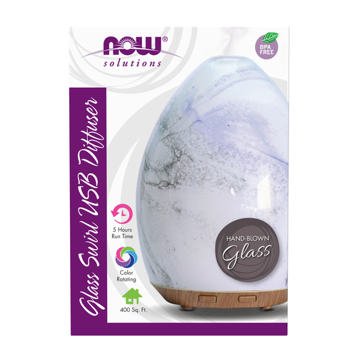Ultrasonic Glass Swirl USB Oil Diffuser