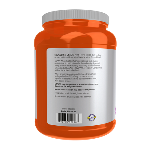 Whey Protein Concentrate Unflavored Powder 1.5 Lb