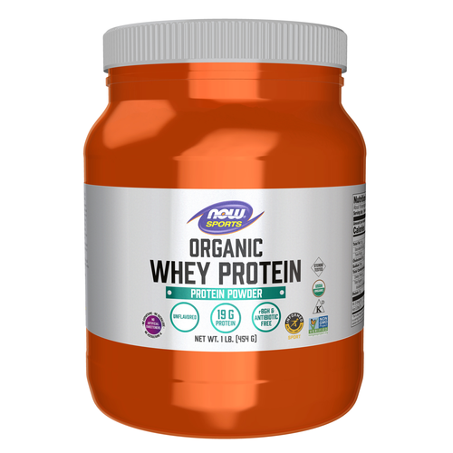 Whey Protein Organic Unflavored Powder 1 Lb