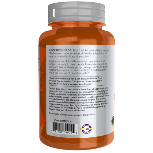 Arginine 1000 mg, Double Strength 60 Tablets