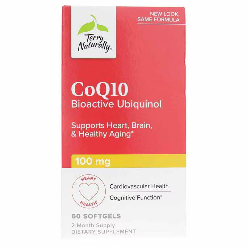 Terry Naturally CoQ10 Bioactive Ubiquinol 60 Softgels