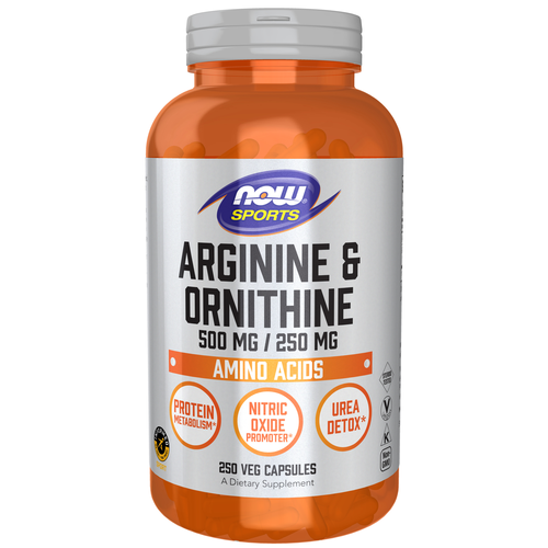 Arginine & Ornithine 500 mg / 250 mg 250 Veg Capsules