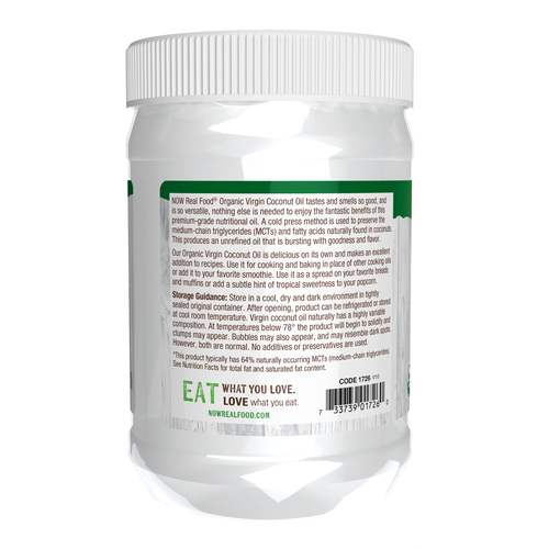 Virgin Coconut Cooking Oil Organic 20 0z