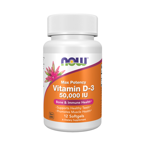 Vitamin D-3 50,000 IU 12 Softgels
