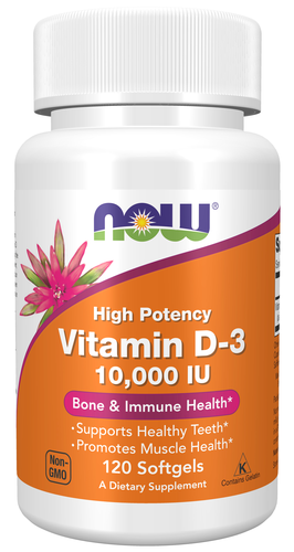Vitamin D-3 10,000 IU 120 Softgels