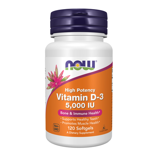 Vitamin D3 5000 IU 120 Softgels