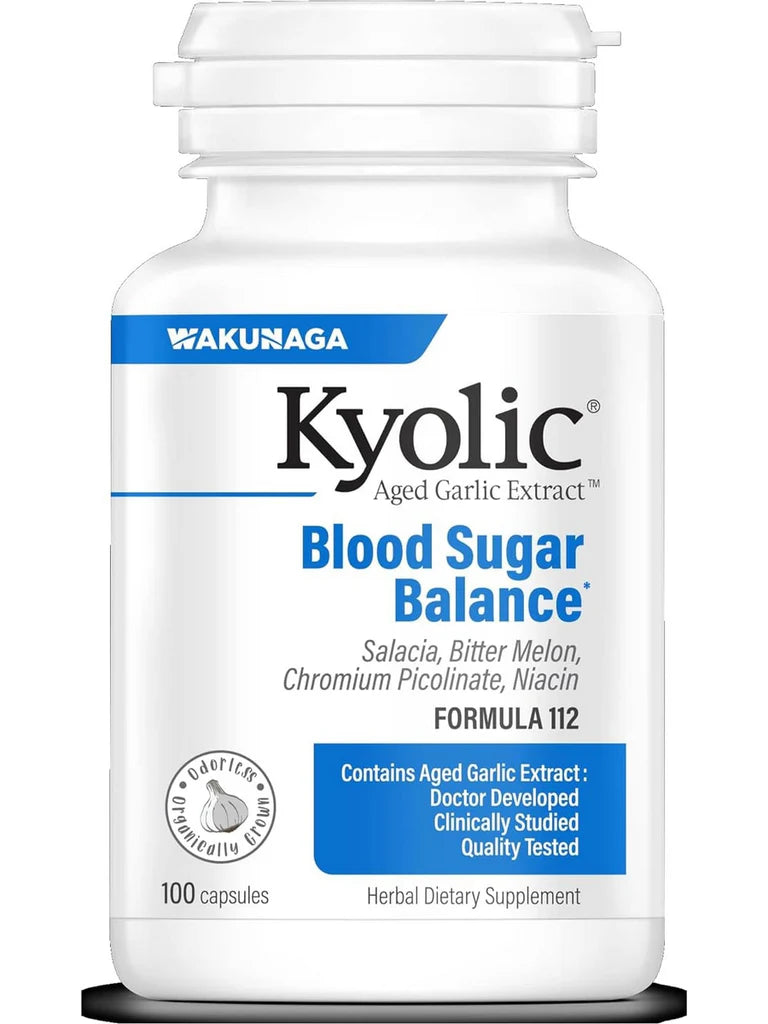 Kyolic Blood Sugar Balance Formula 112 100 Capsules