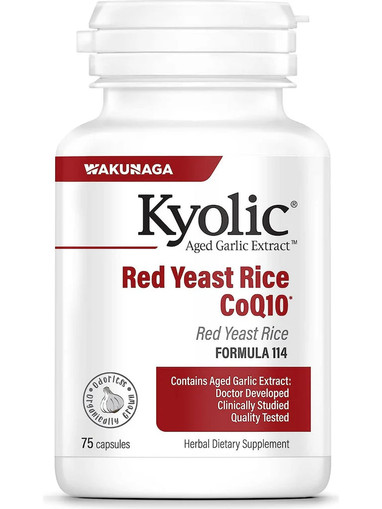 Kyolic Red Yeast Rice Plus CoQ10 Formula 114 75 Capsules